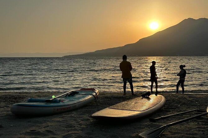 【Available from March 25】Kagoshima Volcano Sunrise SUP Activity Inc. Breakfast & Transport