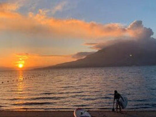 【Available from March 25】Kagoshima Volcano Sunrise SUP Activity Inc. Breakfast & Transport